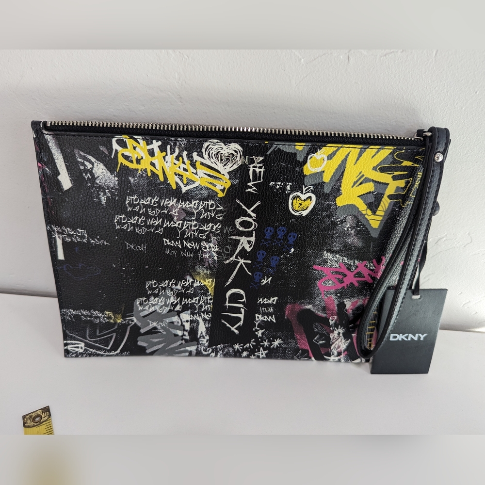 NWT DKNY Graffiti Clutch